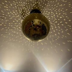 Professional 40cm Gold Mirror Ball & Motor