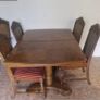 Vintage Table and 5 Chairs Image 3