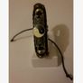 Leather Bracelet with Yin & Yang Charm, Hematite & Resin Beads - adjustable size Image 2