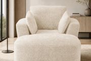 Softy Compressed Indoor Lounge Sofa Chair - Beige