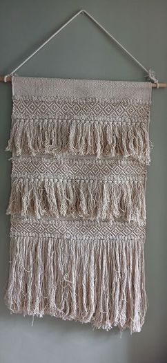 Boho Macrame & Woven Wall Hanging