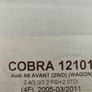 Audi A6 C6 (4F) High Quality Lowering Springs Image 2