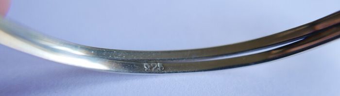 Vintage 1980s Sterling Silver 925 Bracelet and Collar Necklace 34,3g