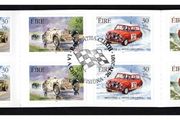 2001 Ireland Irish Motorsport Commemorative Stamp Booklet used with FDC Cancel