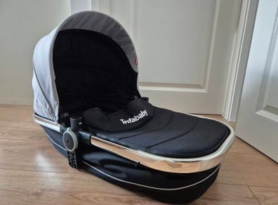 Infababy Moto 3 in 1 Travel System (carrycot and i-size car seat)
