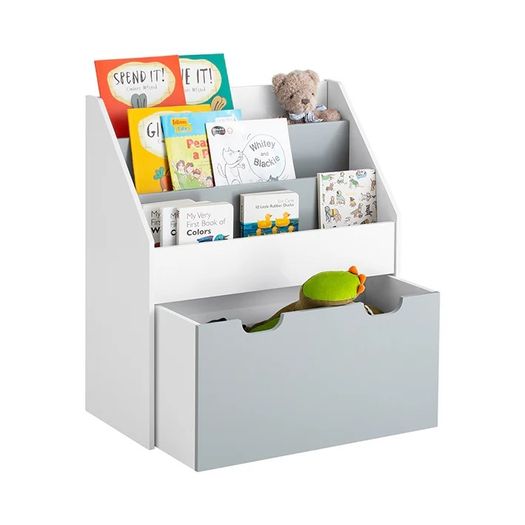 Toy Chest Bookcase with Wheels