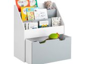 Toy Chest Bookcase with Wheels