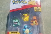 Pokemon Battle Figure Multipack - Pikachu Bulbasaur 4 Pack Toy New