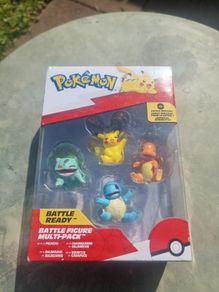 Pokemon Battle Figure Multipack - Pikachu Bulbasaur 4 Pack Toy New