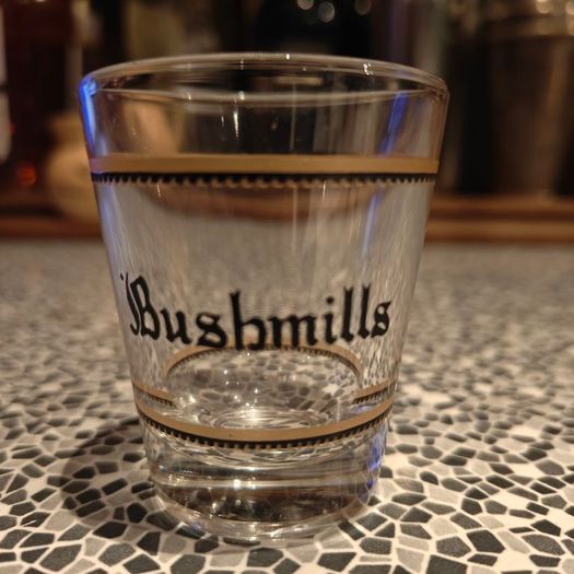 Bushmills Irish Whiskey shot glass