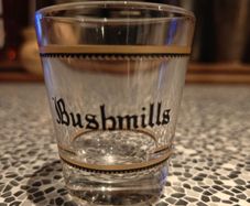 Bushmills Irish Whiskey shot glass