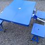 Foldable camping table and seats Image 2