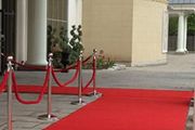 Rubber Backed Thick Red Runner Carpet For Events (AVAILABLE FROM 3FT to 20FT)