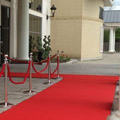 Rubber Backed Thick Red Runner Carpet For Events (AVAILABLE FROM 3FT to 20FT)