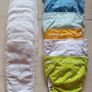 ALVABABY x6 Reusable Cloth Nappies with 2 Inserts Each Image 4