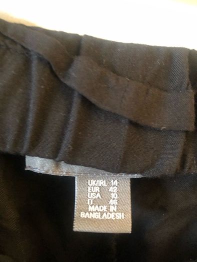 Black shorts (size 14)