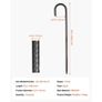 406,4 mm / 16-Inch 24 Pack Rebar Stakes Heavy Duty J Hook Galvanized Ground Anchors Image 4