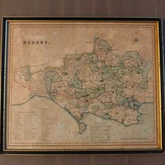 Antique 1830 Map of Dorset by Henry Teesdale