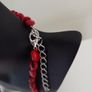 Red Coral beaded necklace Image 3