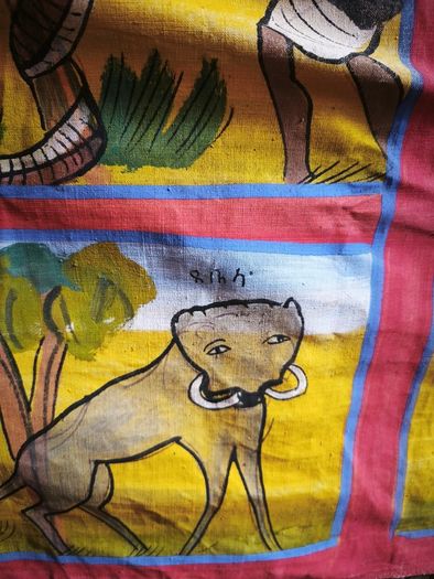 Ethiopian painting. Ethnographic interest.