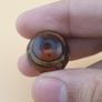 Vintage Agate Carnelian Amulet Beads Lot of 2 Rare Pattern Pieces Image 5