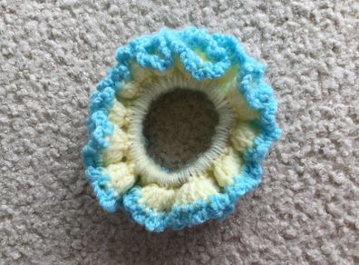 NEW Hand made crochet ruffle scrunchies- available to order