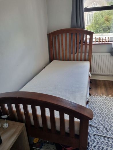 Solid Wood Single Bed