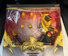 Mighty Morphin Power Rangers Dragonzord Gold & Black Super 7 Ultimates