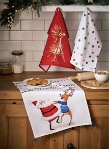 Next Home Set of 3 Christmas Towels