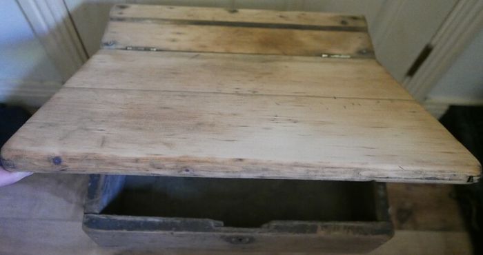 Antique  School Desk, Wooden Writing Slope