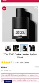 TOM FORD Ombre Leather 100ml parfum