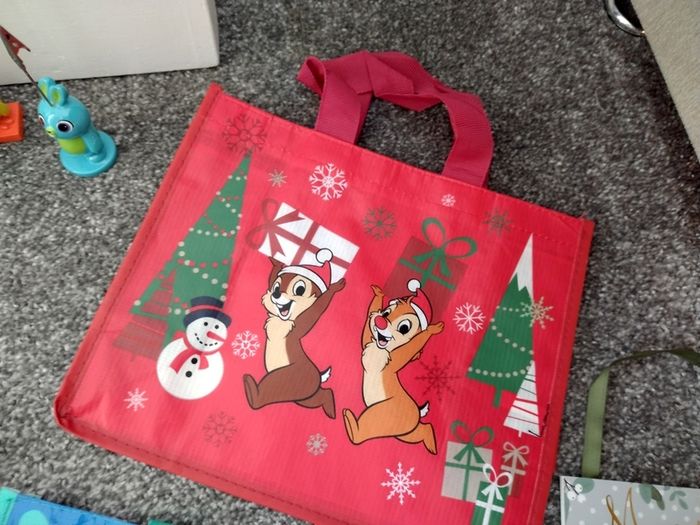 Box Of New as New Disney Christmas Ornaments and Gifts