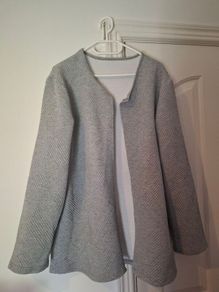 light grey cardigan Size XL