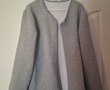 light grey cardigan Size XL