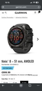 Garmin Fenix 8 51mm - Sapphire / Titanium