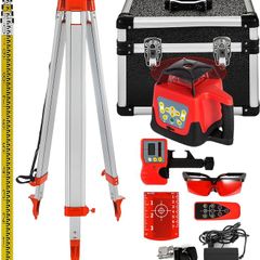 500m Professional Rotating Self-Leveling Rotary 360 Degree Laser Level with Tripod and Staff