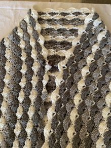 Vintage crochet shawl