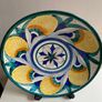 Reduced  Beautiful Shabby  chic 12"vintage heavy signed Italian wall plate Image 4