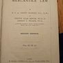 Mercantile Law, written by D. F. de l'Hoste Ranking, Ernest Evan Spicer, and Ernest C. Pegler, and published in London by H. Foulks Lynch & Co. in 1917. Second edition hardback in fair condition.  See photos for same Image 5