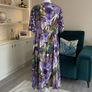 Satin Flutter Sleeve Tea Dress from Gallery Image 9