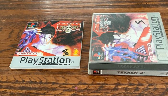 ps1 Tekken 3 - Box + manual only - no game