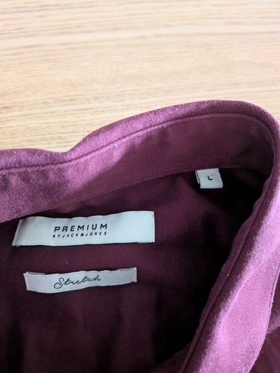 Jack & Jones shirt burgundy