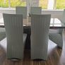 marble dining table with 6 chairs Image 5