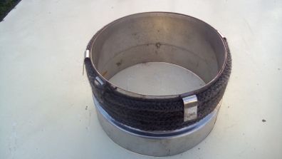Flue stainless Pipe Reducer 8'' to 7''