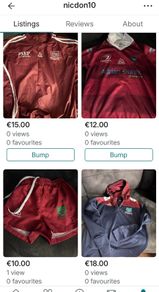 Portarlington Rugby Jersey, Shorts, Hoody & Windbreaker