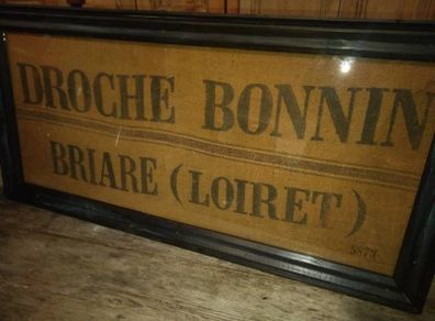 Vintage French Hessian French Railway Sack