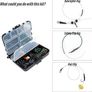NEW SALE | 278pcs Carp Fishing Tackle Job Lot in Box Clips Hooks Quick Change Swivel Links Shrink Tubes Corn Rubbers Terminal Tackles Green Black Image 5