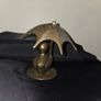 Vintage Solid Brass Duck with Umbrella Image 4
