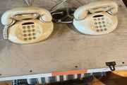 2 retro house phones . One lead missing. Easy to purchase.