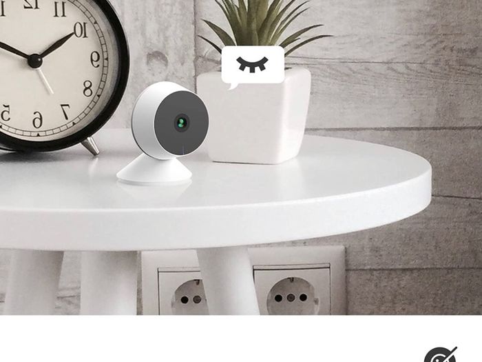 Wireless Video Baby Monitor, 2.4G WiFi 1080P Indoor Home Smart Security IP Camera for Pet/Dog/Puppy/Cat with Phone App, 2-Way Audio, Night Vision, Motion & Sound Detection, Work with Alexa